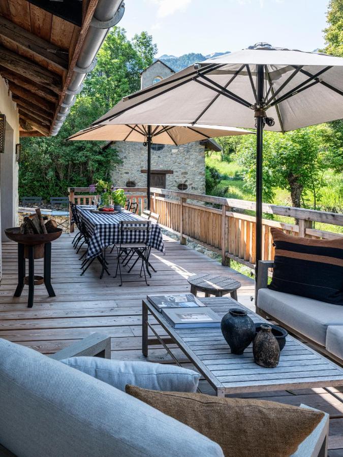 Superbe Ferme Renovee En Chalet De Luxe En Pleine Nature Barcelonnette Exterior photo